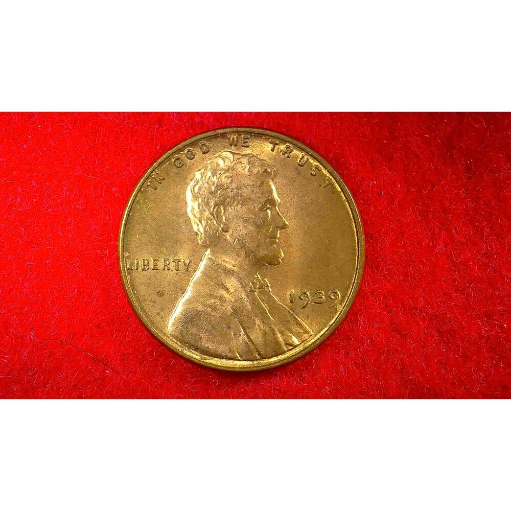 1939 Lincoln Whet Cent - Brilliant Uncirculated (BU) Light Toning Lot 249